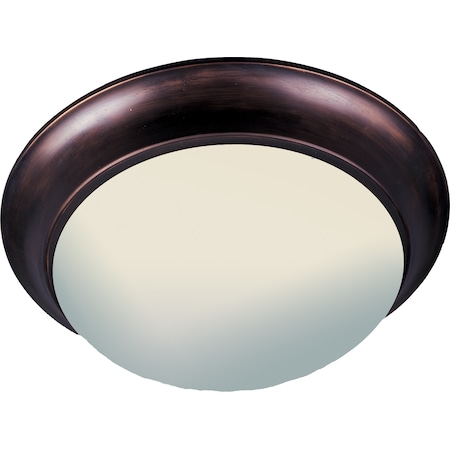 Maxim Lighting Essentials 3-Light 16.5" Wide Oil Rubbed Bronze Flush Mount Light 5852FTOI